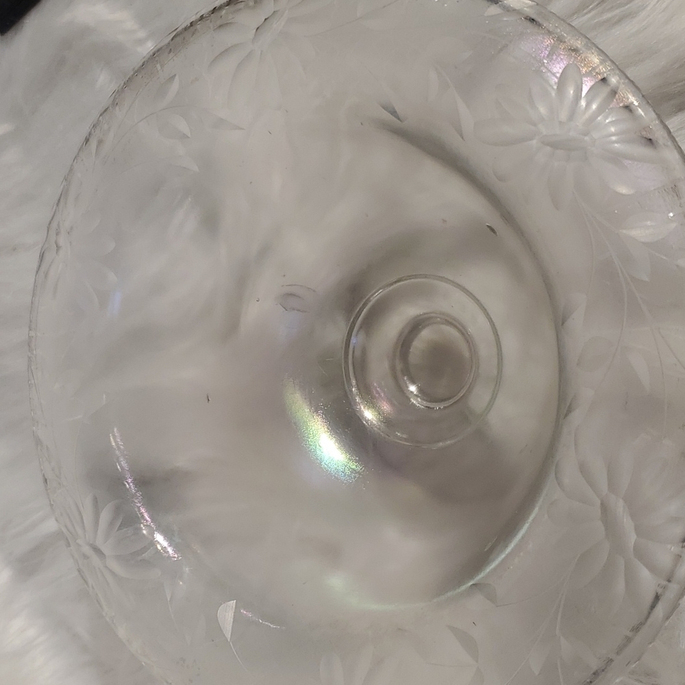 Depression Glass Iridescent Clear - Picture 8 of 12